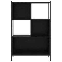 Berkfield Sturdy Bookcase Black 72X28X109 Cm Engineered Wood - thumbnail 5