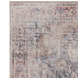 Lila Traditional Abstract Bordered Floral Persian Rug For Living Room And Bedroom-120Cm X 170Cm - thumbnail 2