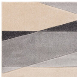 Grey Modern Geometric 13mm Thick Stain-Resistant Rug For Bedroom, Dining Room, Easy To Clean Modern Rug-200Cm X 290Cm - thumbnail 3