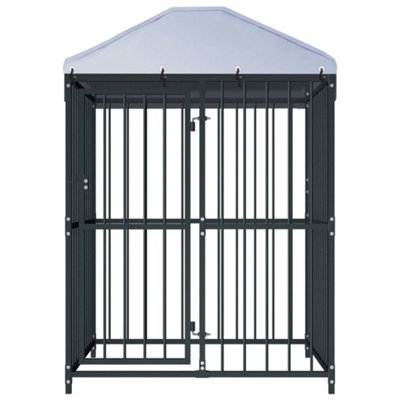 Berkfield Durable Outdoor Dog Kennel With Roof 120X120X150 Cm - image 1