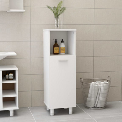 Berkfield Bathroom Cabinet White 30X30X95 Cm Engineered Wood - image 1