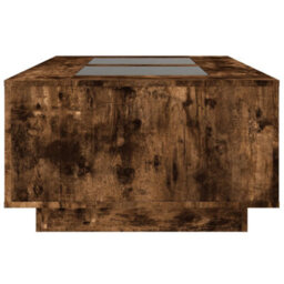 Berkfield Coffee Table With Infinity Led Smoked Oak 116X69X40 Cm - thumbnail 7