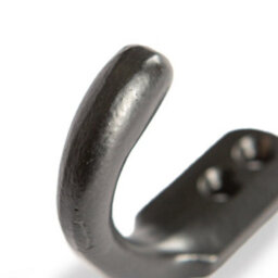 Hammer and Tongs Hammer & Tongs Single Coat Hook - W20mm X H55mm - Black - thumbnail 3