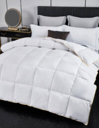 Groundlevel Single 13.5Tog Premium Goose Feather And Down Duvet - Hypoallergenic - thumbnail 1
