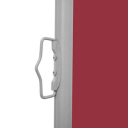 Walplus Patio Retractable Side Awning Garden Sun Shade Canopy Gazebo For Back Door, Porch, Patio 140X1200 Cm Red - thumbnail 7