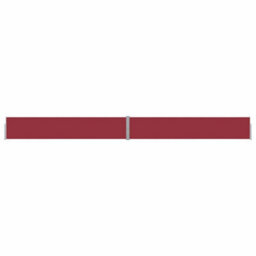Walplus Patio Retractable Side Awning Garden Sun Shade Canopy Gazebo For Back Door, Porch, Patio 140X1200 Cm Red - thumbnail 2