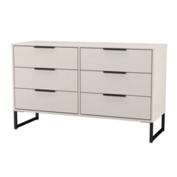 Beijing 6 Drawer Midi Chest Of Drawers In Kashmir Matt (Ready Assembled) - thumbnail 4