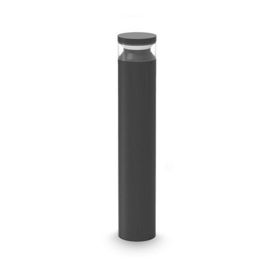 Ideal Lux Boeing 70Cm Led Outdoor Bollard Black 3000K Ip65