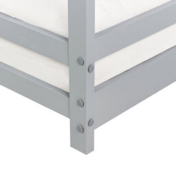 Beliani Kids Bed House Pine Wood Appy 90 X 200 Cm (Eu Single) Grey - thumbnail 5