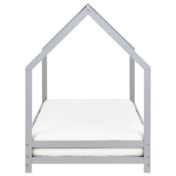 Beliani Kids Bed House Pine Wood Appy 90 X 200 Cm (Eu Single) Grey - thumbnail 4