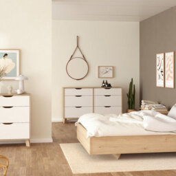 Furniture To Go Ikast 6 Drawers Double Dresser In Jackson Hickory And White - thumbnail 7