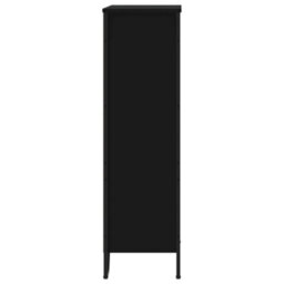 Berkfield Modern Bookcase Black 80X31X106 Cm Engineered Wood - thumbnail 5