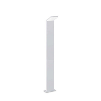 Ideal Lux Style Integrated Led 100Cm Outdoor Bollard White 1050Lm 3000K Ip54