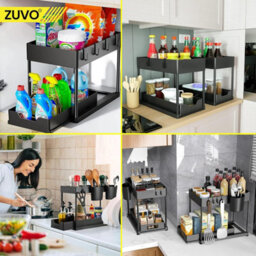 Zuvo No-Drill Shower Caddy With Suction Cups - Adhesive-Free Bathroom Shelf For Shampoo, Soap - Grey - thumbnail 5