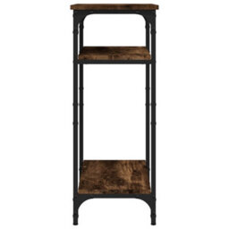 Berkfield Industrial Side Table Smoked Oak 40X30X75 Cm Engineered Wood - thumbnail 7