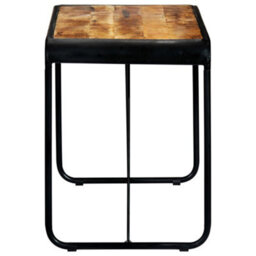 Berkfield Dining Table 118X60X76 Cm Solid Rough Mango Wood - thumbnail 4