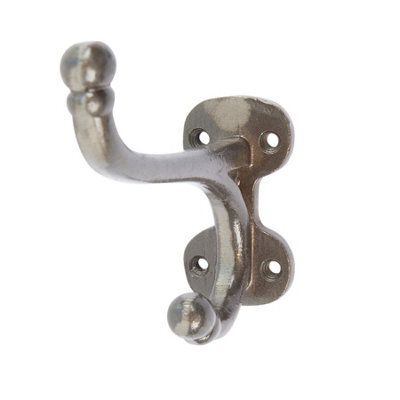 Hammer and Tongs Hammer & Tongs Flat Top Ball End Hat & Coat Hook - W35mm X H85mm - Raw - image 1