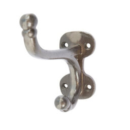 Hammer and Tongs Hammer & Tongs Flat Top Ball End Hat & Coat Hook - W35mm X H85mm - Raw - thumbnail 1