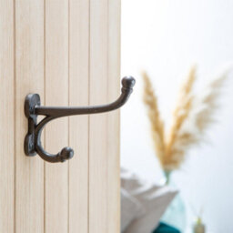 Hammer and Tongs Hammer & Tongs Flat Top Ball End Hat & Coat Hook - W35mm X H85mm - Raw - thumbnail 5