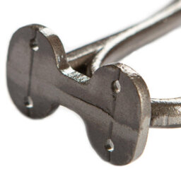 Hammer and Tongs Hammer & Tongs Flat Top Ball End Hat & Coat Hook - W35mm X H85mm - Raw - thumbnail 3
