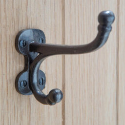 Hammer and Tongs Hammer & Tongs Flat Top Ball End Hat & Coat Hook - W35mm X H85mm - Raw - thumbnail 6