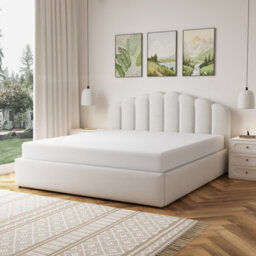 Unknown Ranson Fabric 180Cm Superking Ottoman Bed Frame With Storage- Beige - thumbnail 2