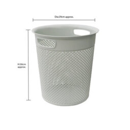 Jvl Droplette Toilet Brush And Round Bin - Ice Grey - thumbnail 8