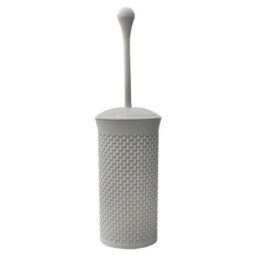 Jvl Droplette Toilet Brush And Round Bin - Ice Grey - thumbnail 3