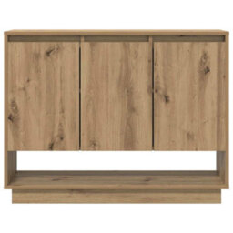 Berkfield Sideboard Artisan Oak 97 X 29 X 75 Cm Engineered Wood - thumbnail 6