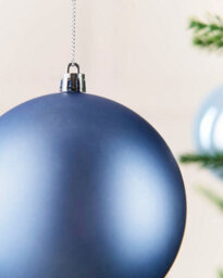 Werchristmas Set Of 9 Shatterproof Baubles, Ice Blue, 10 Cm - thumbnail 6