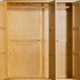 Surrey Oak Large Triple Wardrobe With 2 Drawers - By Roseland Furniture - thumbnail 3