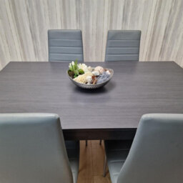 Kosy Koala Dining Table And 4 Chairs Modern Dining Table Set With 4 Grey Chairs Dining Room Furniture - thumbnail 8