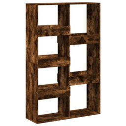 Berkfield Bookcase Smoked Oak 100X33X155.5 Cm Engineered Wood - thumbnail 2