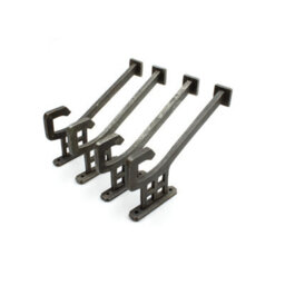 Oakcrafts - Antique Cast Iron Flat Top Tudor Hat & Coat Hooks - Pack Of 4 - thumbnail 5