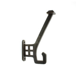 Oakcrafts - Antique Cast Iron Flat Top Tudor Hat & Coat Hooks - Pack Of 4 - thumbnail 1