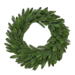 Vermont Spruce Wreath Christmas Decoration - thumbnail 1