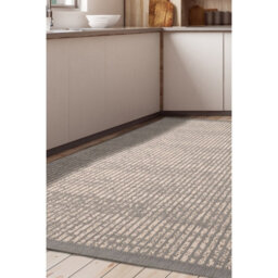 Melrose Eden Hatch Grey Indoor Outdoor Large Weatherproof Area Rug Pile Height 3mm - 160/230Cm - thumbnail 1