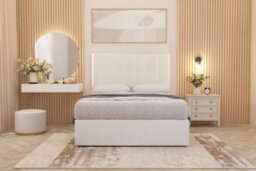 Somnior Beds Somnior Austin Divan Bed Set With Midnight Pocket Sprung Mattress And Headboard White Plush
