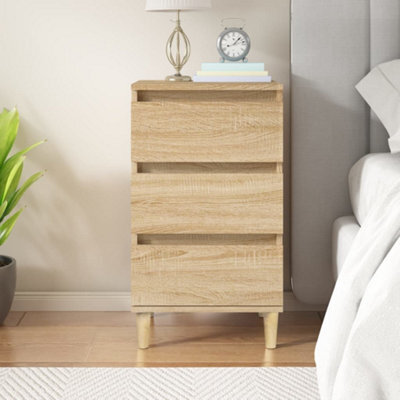 Berkfield Bedside Cabinet Sonoma Oak 40X35X70 Cm Engineered Wood - image 1