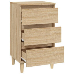 Berkfield Bedside Cabinet Sonoma Oak 40X35X70 Cm Engineered Wood - thumbnail 7