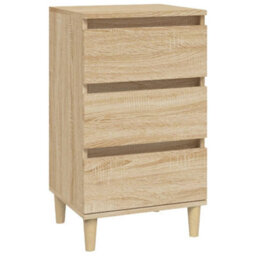 Berkfield Bedside Cabinet Sonoma Oak 40X35X70 Cm Engineered Wood - thumbnail 2