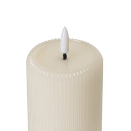 Beliani Set Of 6 Led Candles Noisette 10/16 Cm Off-White - thumbnail 7