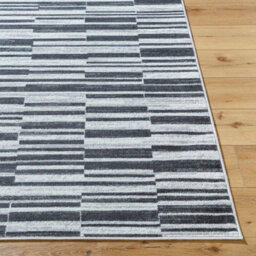 Livabliss Monte Carlo-Modern Black White Grey Graphic Living Dining Bedroom Rug 200 X 275 Cm Easy Care, Non Shedding - thumbnail 5