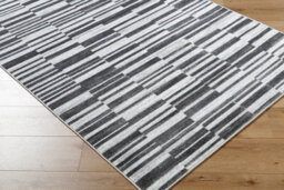 Livabliss Monte Carlo-Modern Black White Grey Graphic Living Dining Bedroom Rug 200 X 275 Cm Easy Care, Non Shedding - thumbnail 6