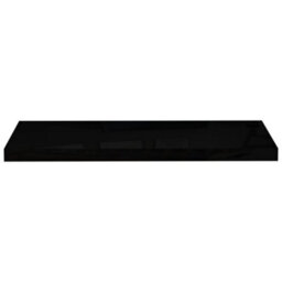 Berkfield Floating Wall Shelf High Gloss Black 80X23.5X3.8 Cm Mdf - thumbnail 4