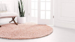Bravich Rose Pink Thick Shaggy Circle Rug - California - 120Cm - thumbnail 3