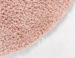 Bravich Rose Pink Thick Shaggy Circle Rug - California - 120Cm - thumbnail 2