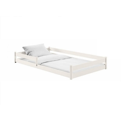 Arte Zofia Cotton 120 X 200Cm European Small Double Low Bed - Foam/bonnell Mattress Included - image 1