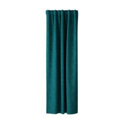 Bricoflor Blackout Curtain With Concealed Loops  - Blue - 2,45 X 1,40 M - Plain - thumbnail 3
