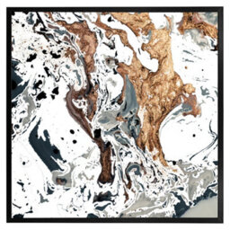 "Andrew Lee Bronze Marble (Picutre Frame) / 24X24"" / Black" - thumbnail 9